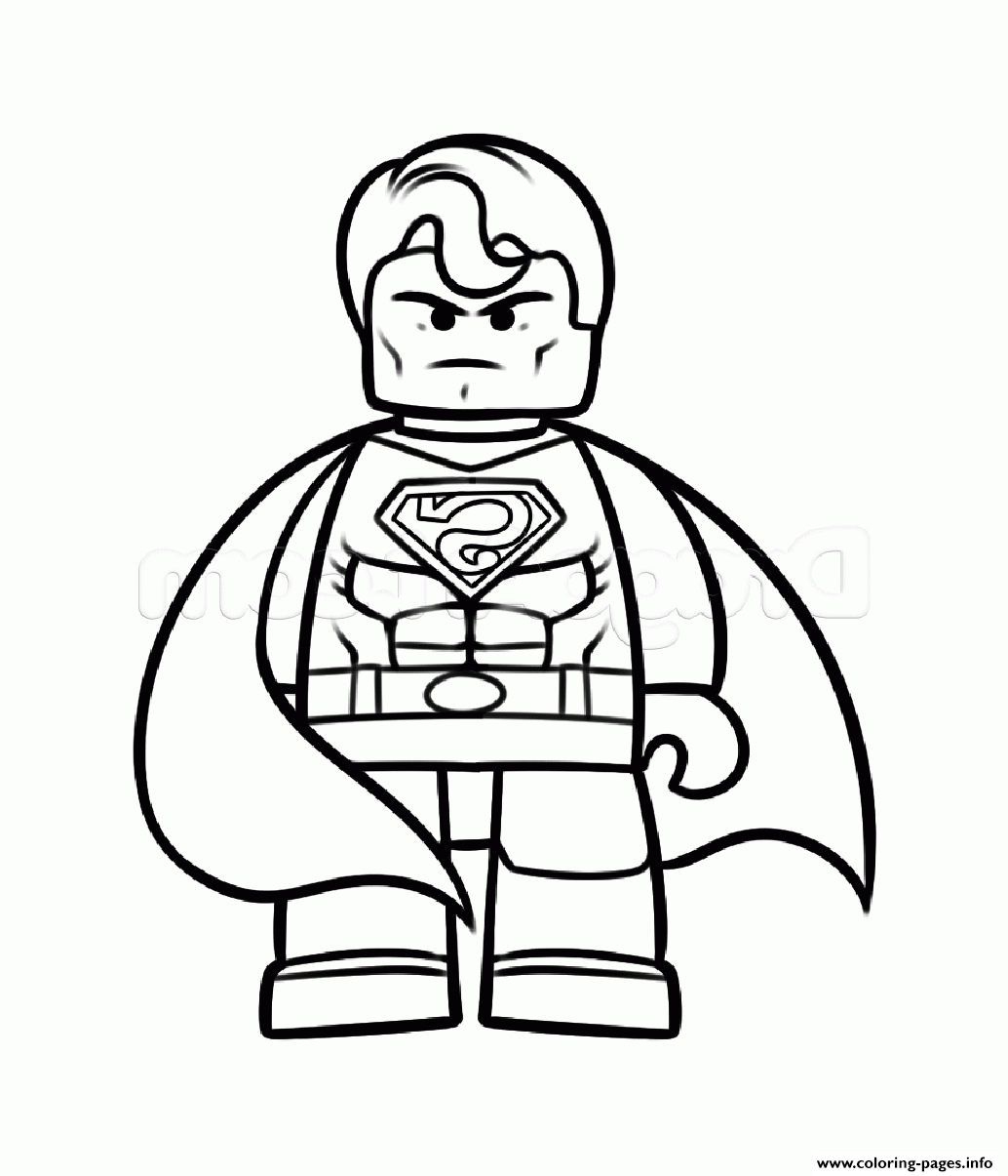 Free coloring pages of superman vs batman