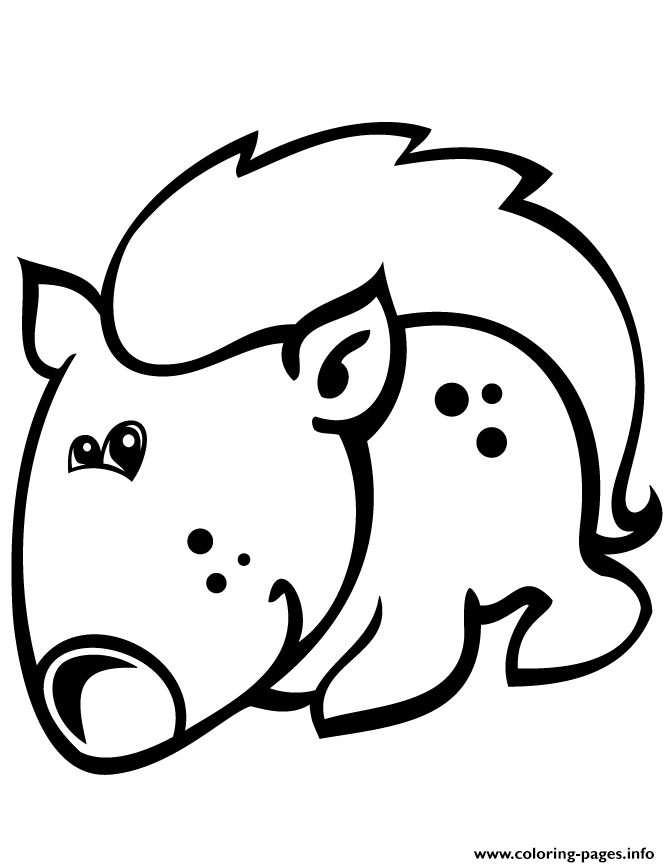 Cute Porcupine For Toddlers coloring