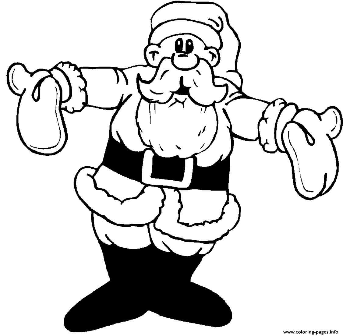 Warm Santa Christmas S For Kids5d2f coloring