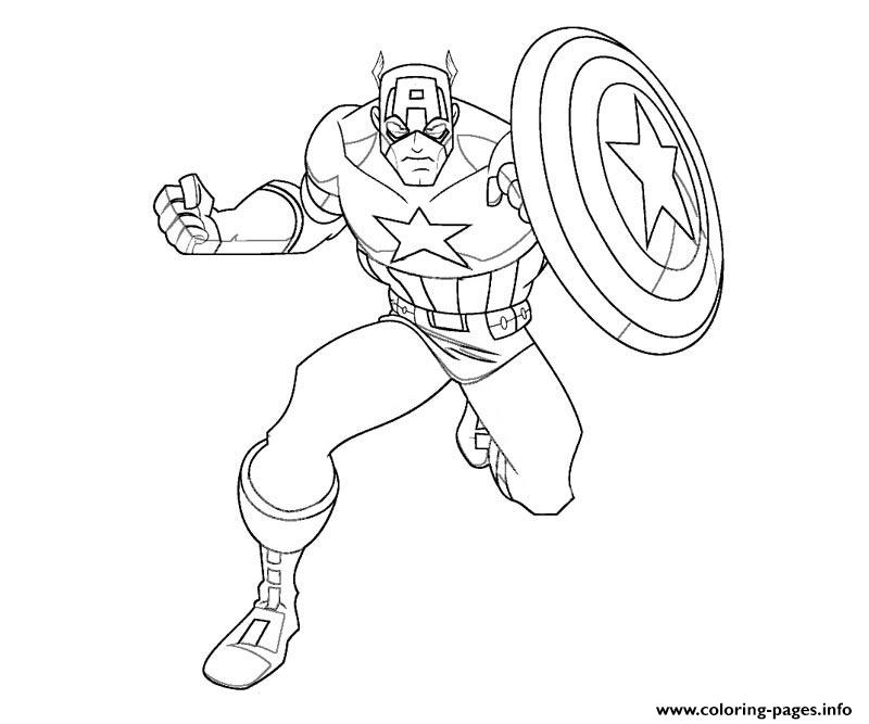 Captain America S For Kids Freec02b coloring