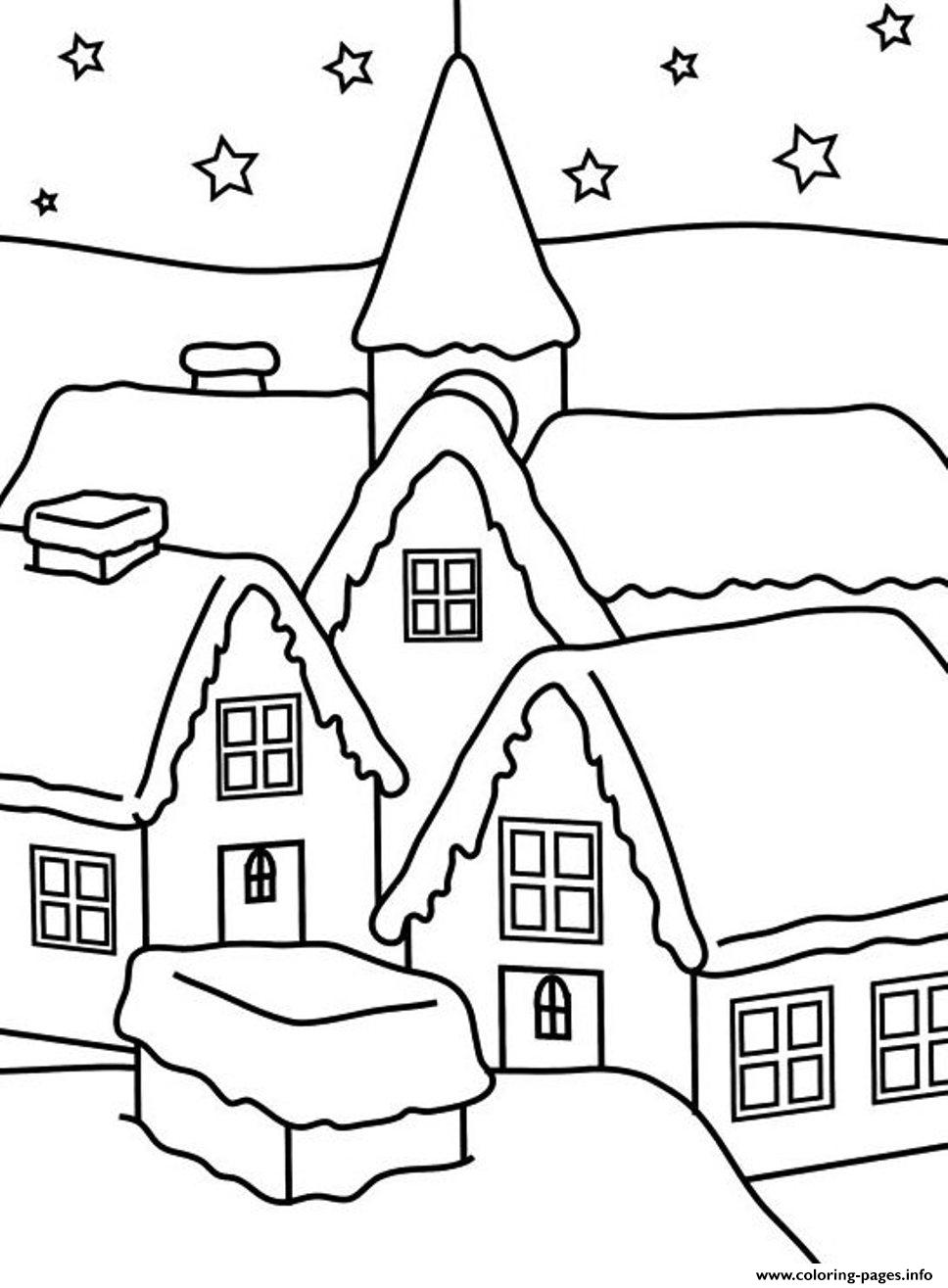 House Of Winter S For Kids2411 coloring