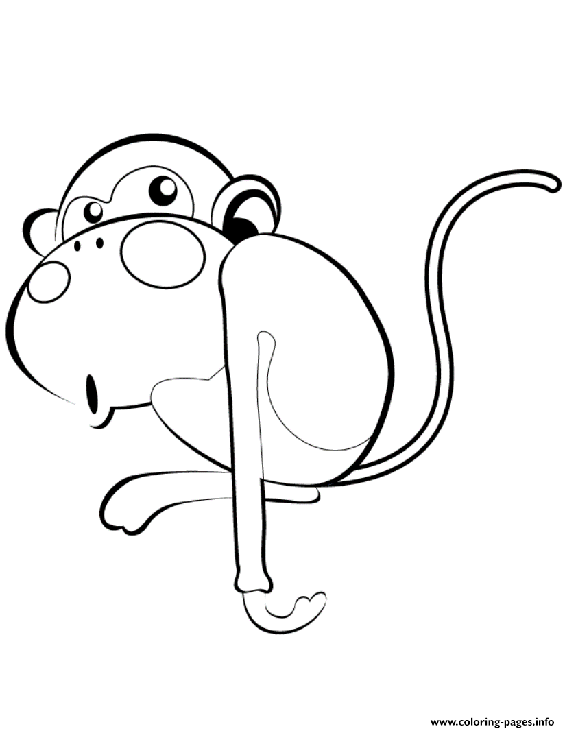 Monkey S For Kids Printableb7be coloring