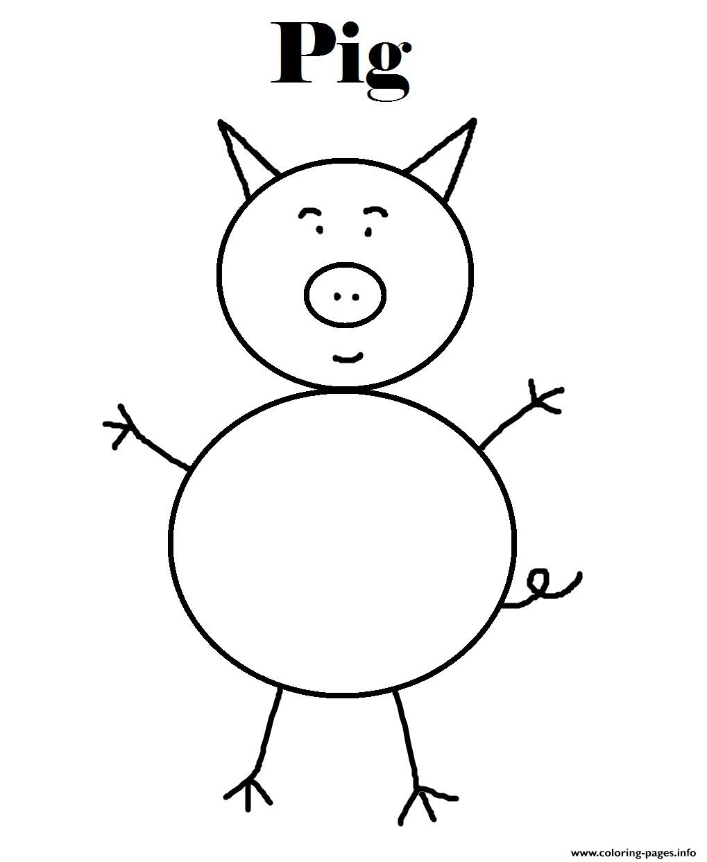 Pig S Kids Printable2ea1 coloring