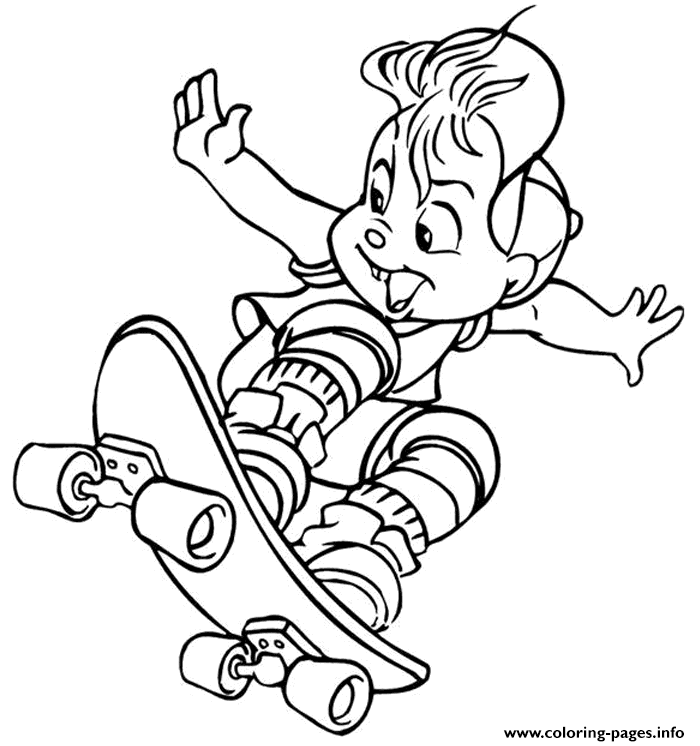 Alvin And The Chipmunks S Kids429f coloring
