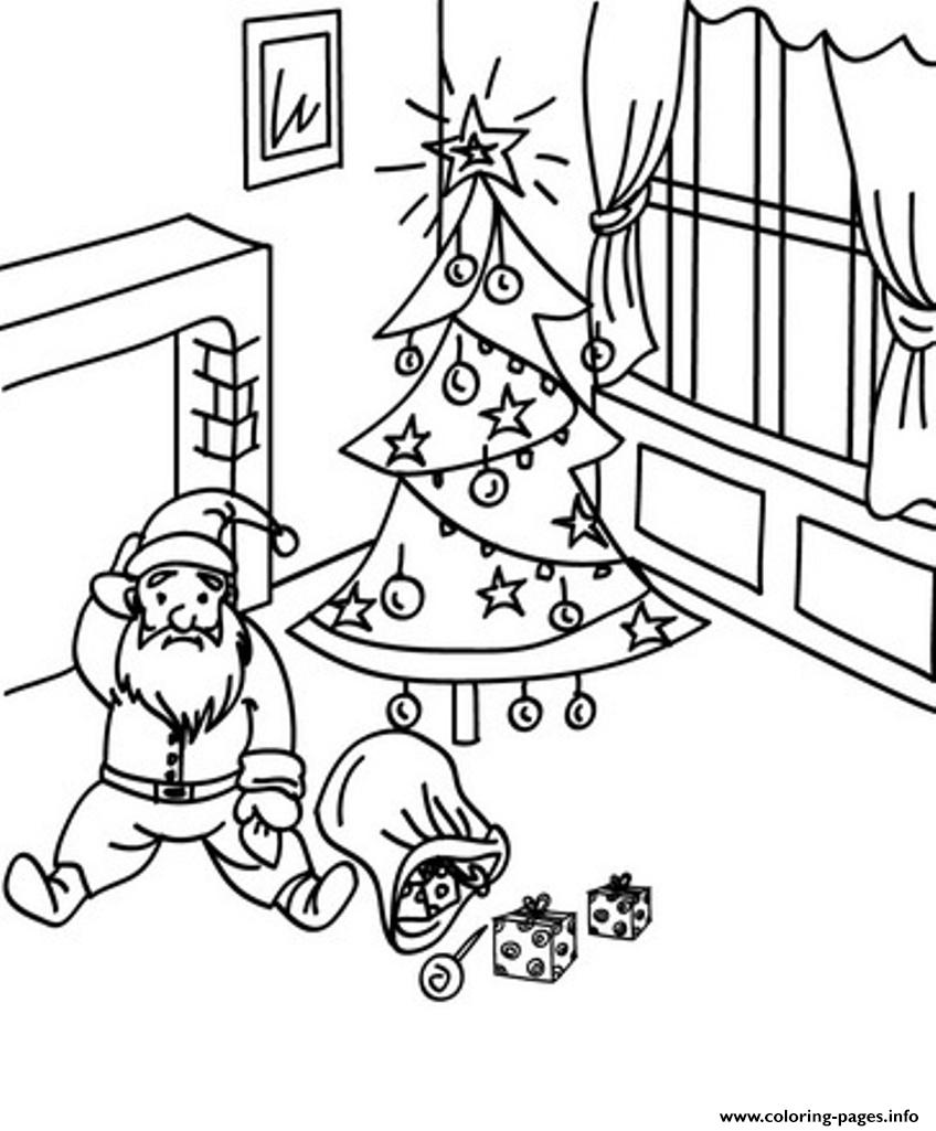 Fall Down Santa S For Kids Printabledc9c coloring