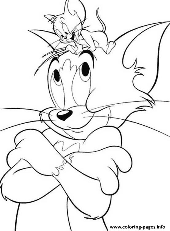 For Kids Tom And Jerry Being Friendd358 coloring