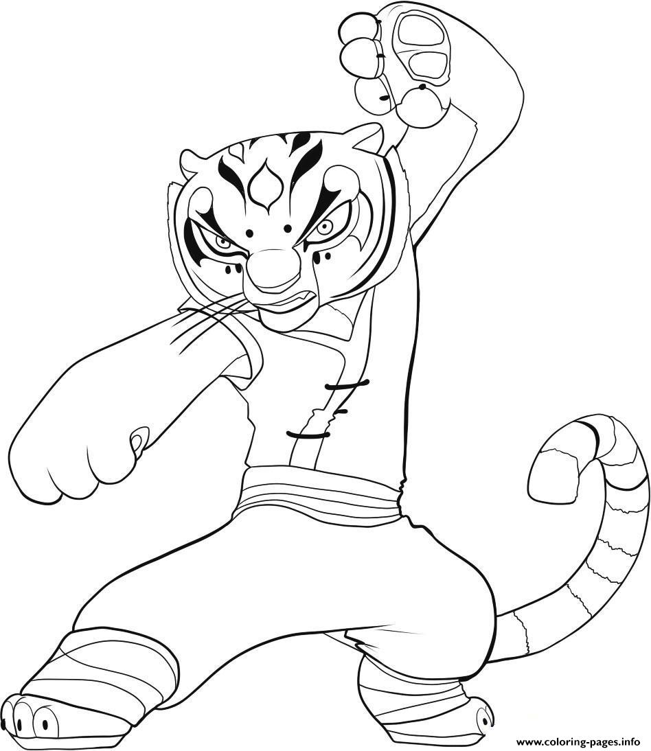 Tigress S For Kids Kung Fu Pandaee59 coloring