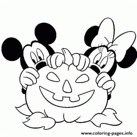 Mickey Halloween S For Kids653b coloring