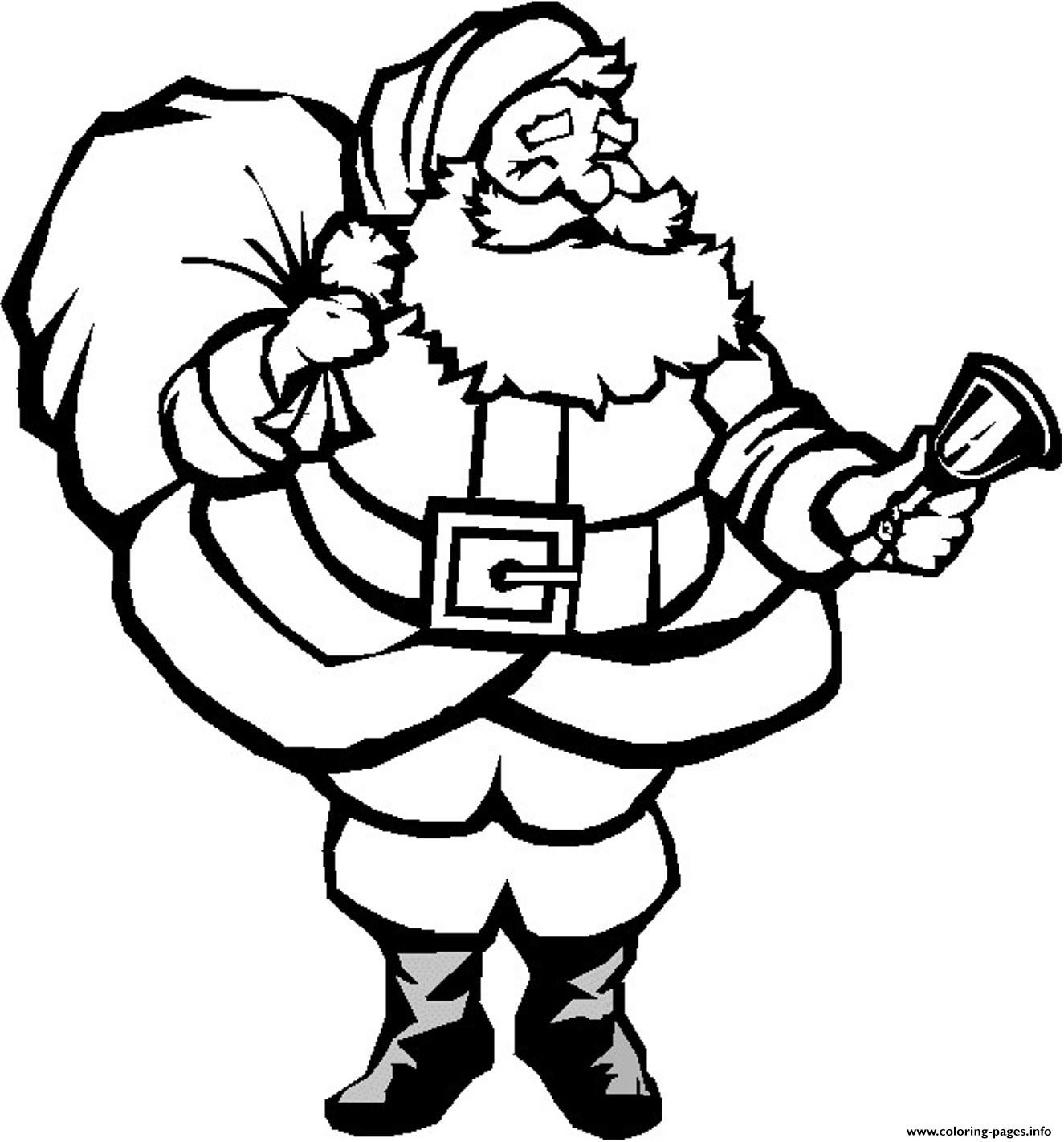Free S Christmas Santa For Kids56fd coloring