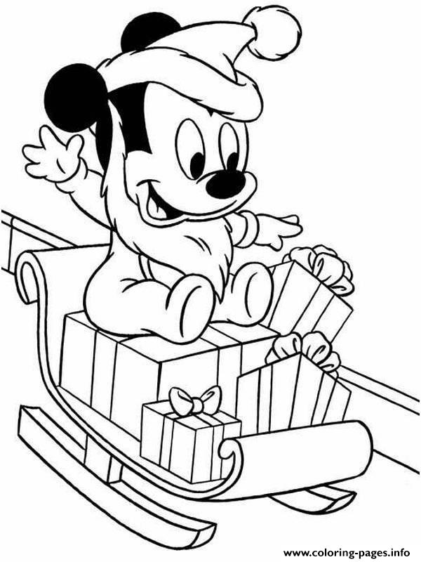 Little Mickey Disney  For Kids Christmas Printablea3ae coloring
