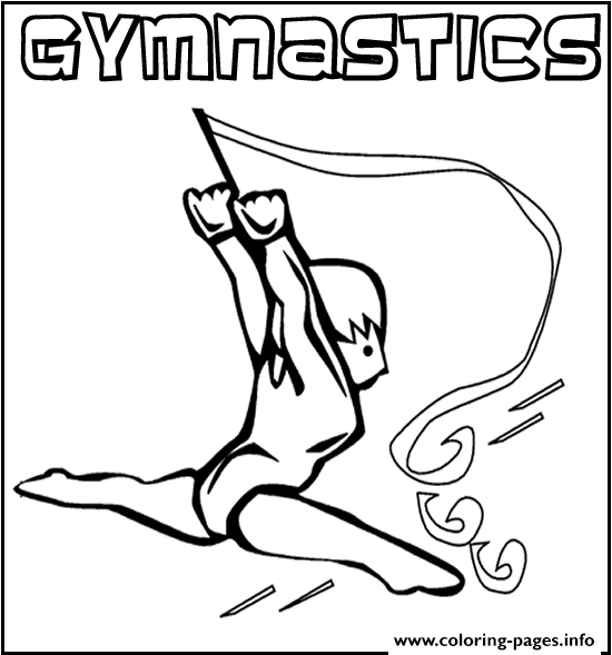 Sport S For Kids Gymnastics23a1 coloring