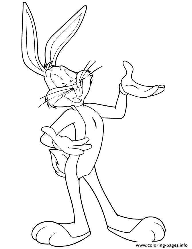 Bugs Bunny Cartoon For Kids coloring