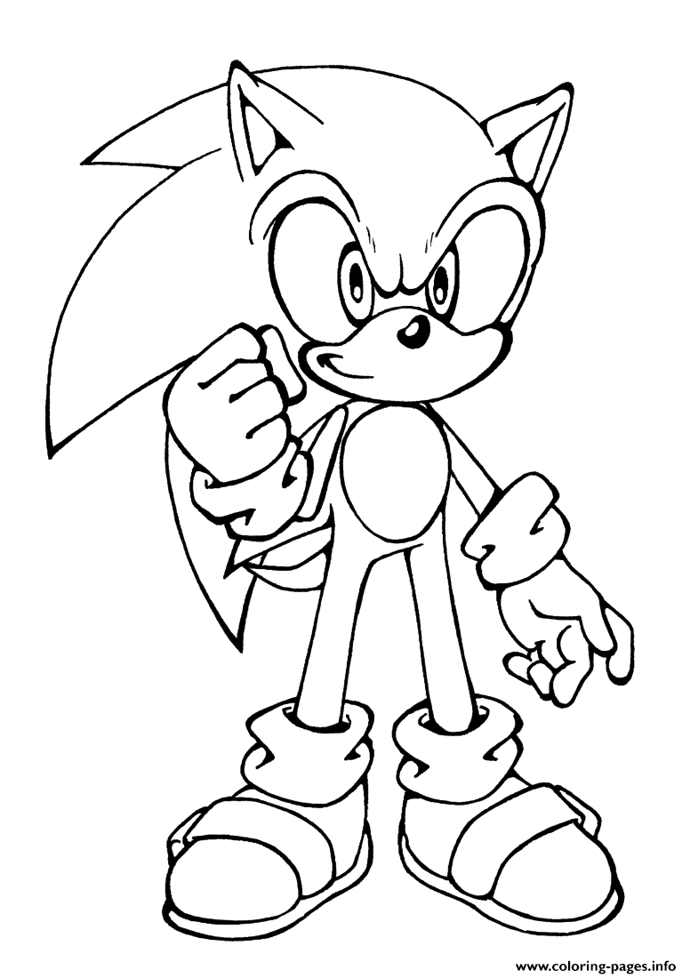 For Kids Sonic X Printable3800 Coloring Page Printable