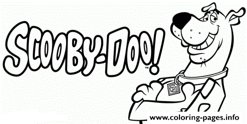 The Scooby Dooo Scooby Doo  Free For Kids6db0 coloring