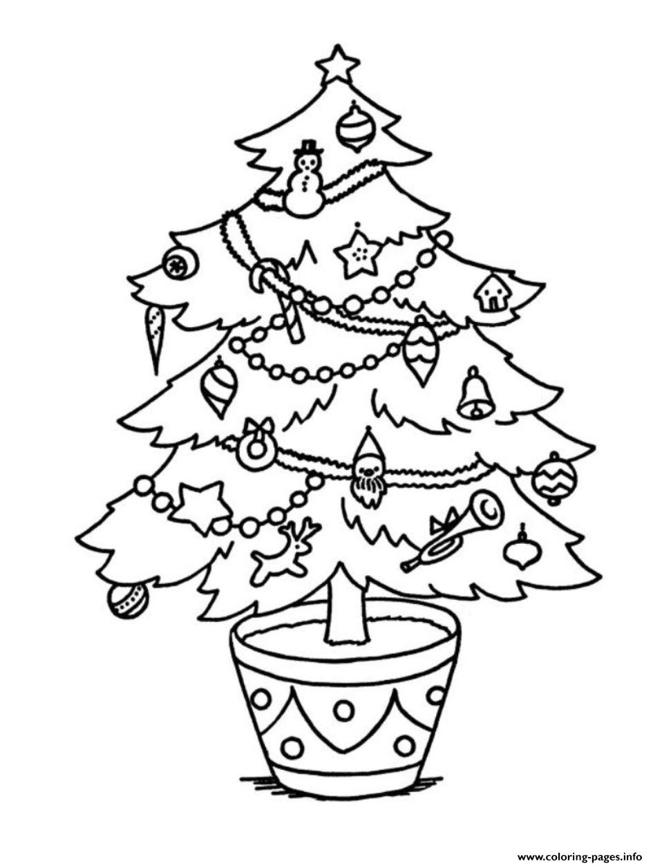 Coloring Pages Christmas Tree For Kids6a3a coloring