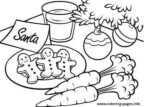 Christmas S For Kids Gingerbread For Santa2fb2 coloring