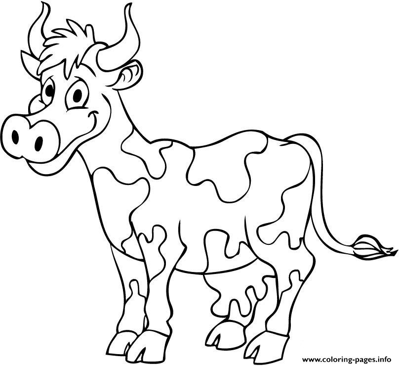 Kids Cow S91f8 coloring