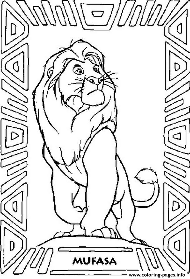 Mufasa  For Kids Free853b coloring