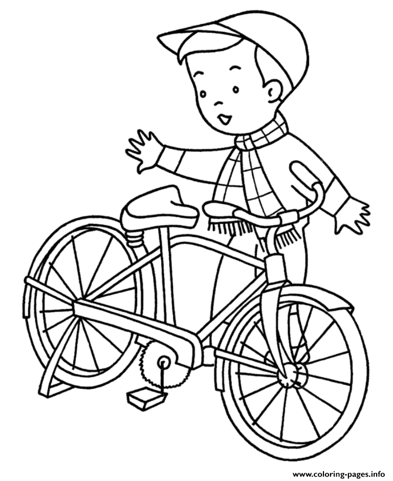 Free Bicycle  For Kids4945 coloring
