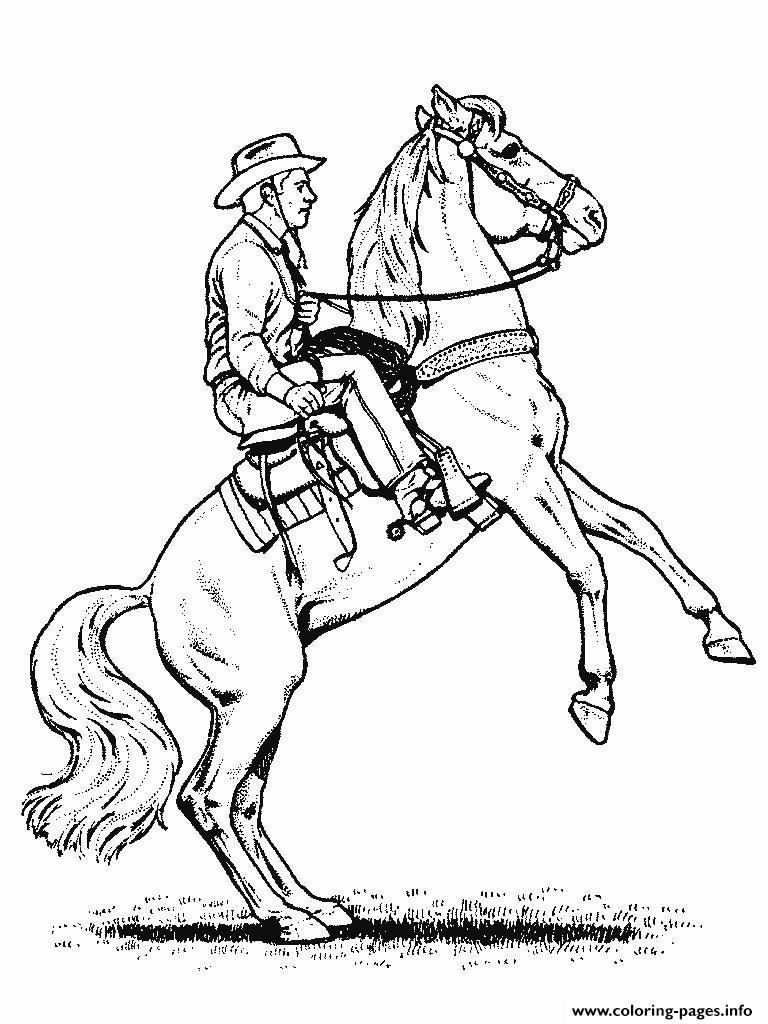 Cowboy Horse S Kidsba01 coloring