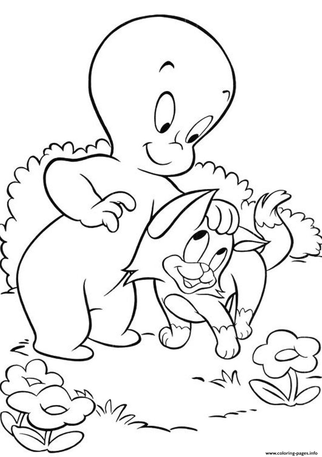 Kitte And Casper Ghost S For Kidse468 coloring