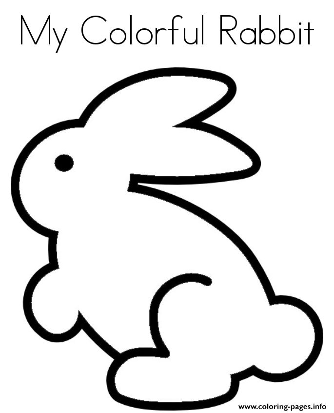 Printable S For Kids Rabbit1872 coloring