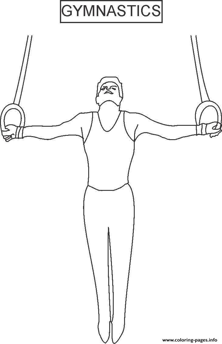 Coloring Pages For Kids Gymnastics Sport487b coloring