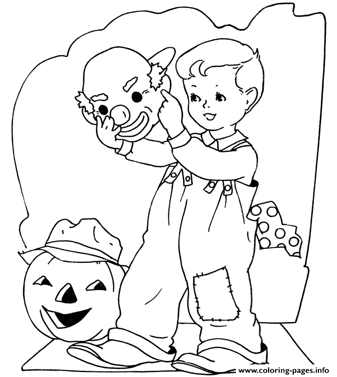 Coloring Pages For Kids Halloween Printablec555 coloring