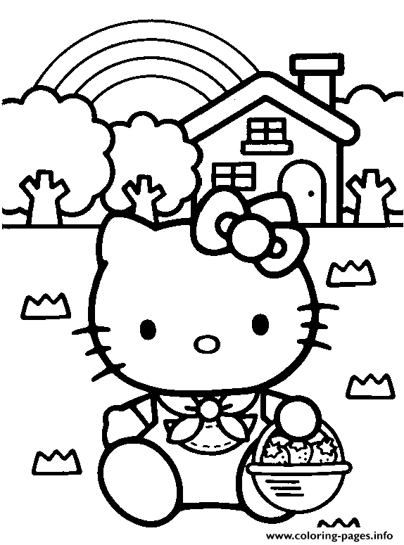 Hello Kitty S For Kidsb679 coloring
