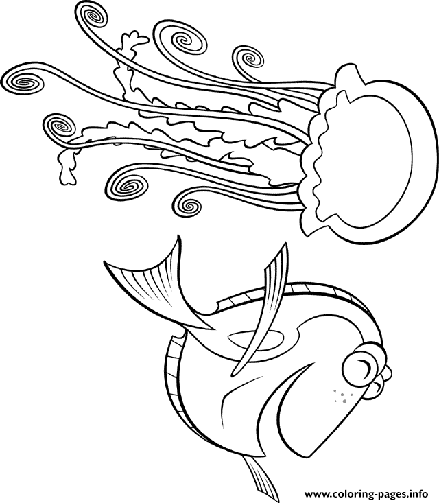 Coloring Pages For Kids Nemo Marlin872b coloring