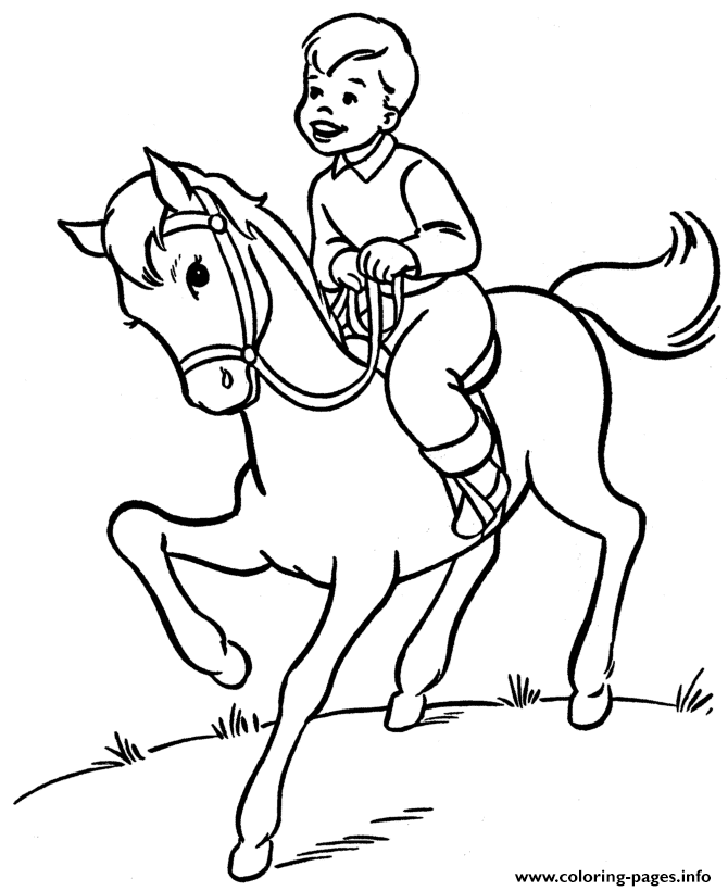 Horse S Kidsd4f1 coloring