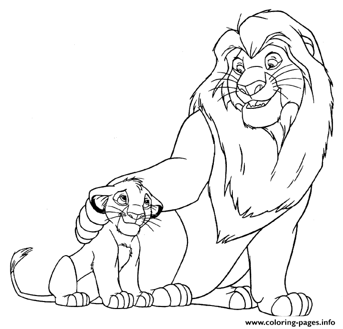For Kids Lion King65be coloring