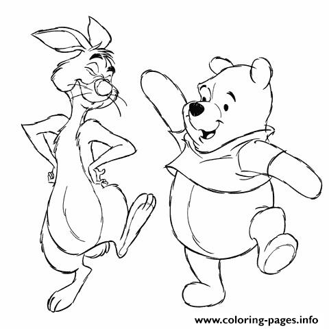 Winnie The Pooh S For Kids Rabbit5b72 coloring