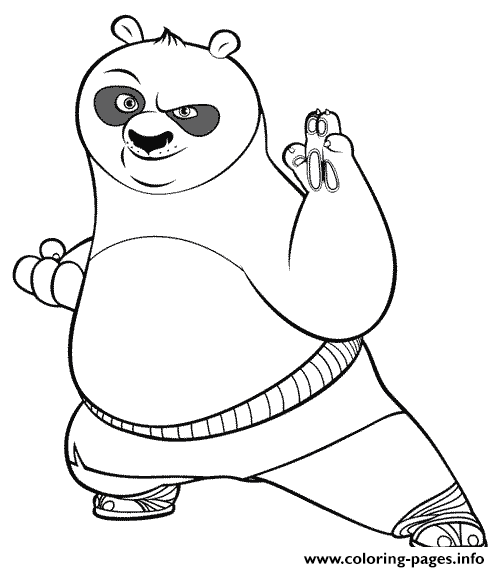 Free S For Kids Kung Fu Panda898e coloring