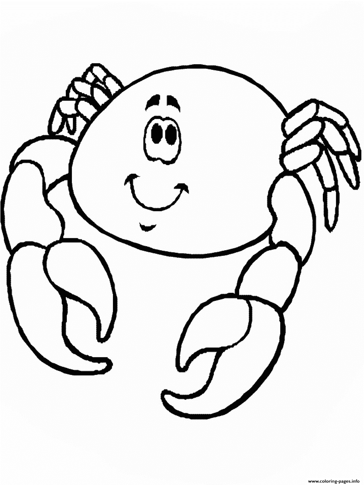 Crab S For Kids2091 coloring