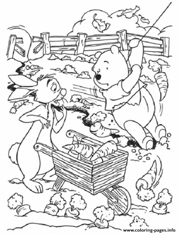 For Kids Rabbit Winnie Poohcd56 coloring