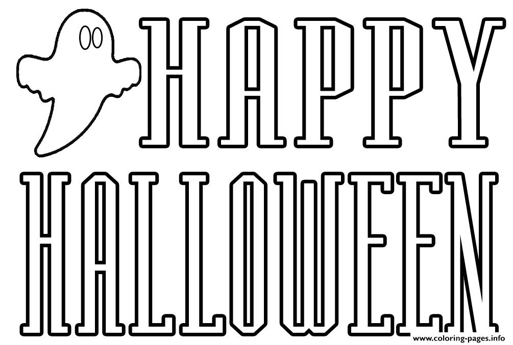 Happy Halloween S For Kids Print5db5 coloring