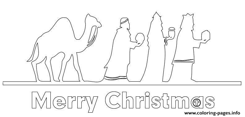 Merry Christmas S For Kids Three Wise Men0f01 coloring