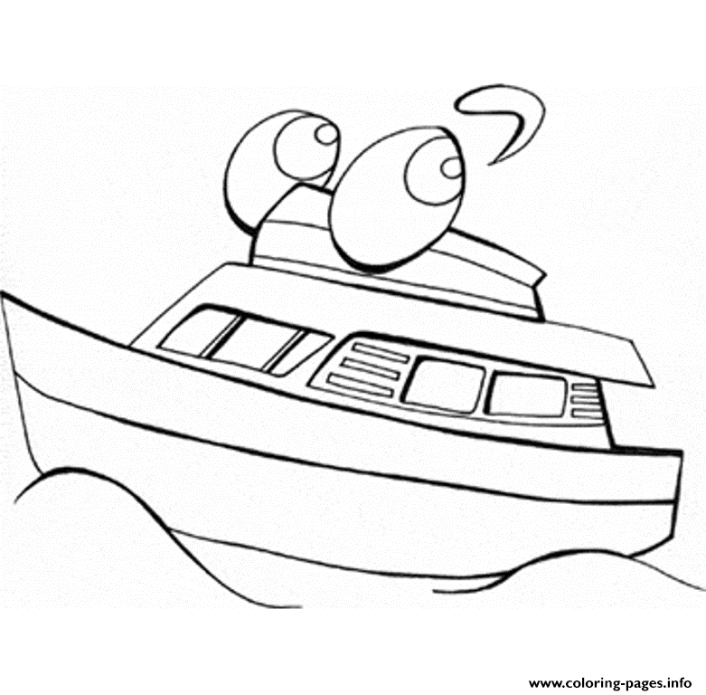 Boat Transportation  For Kids773b coloring