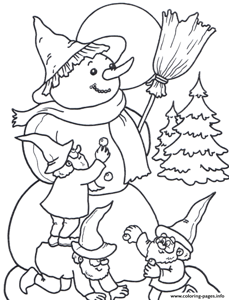Kids Snowman S Printables9f4e coloring