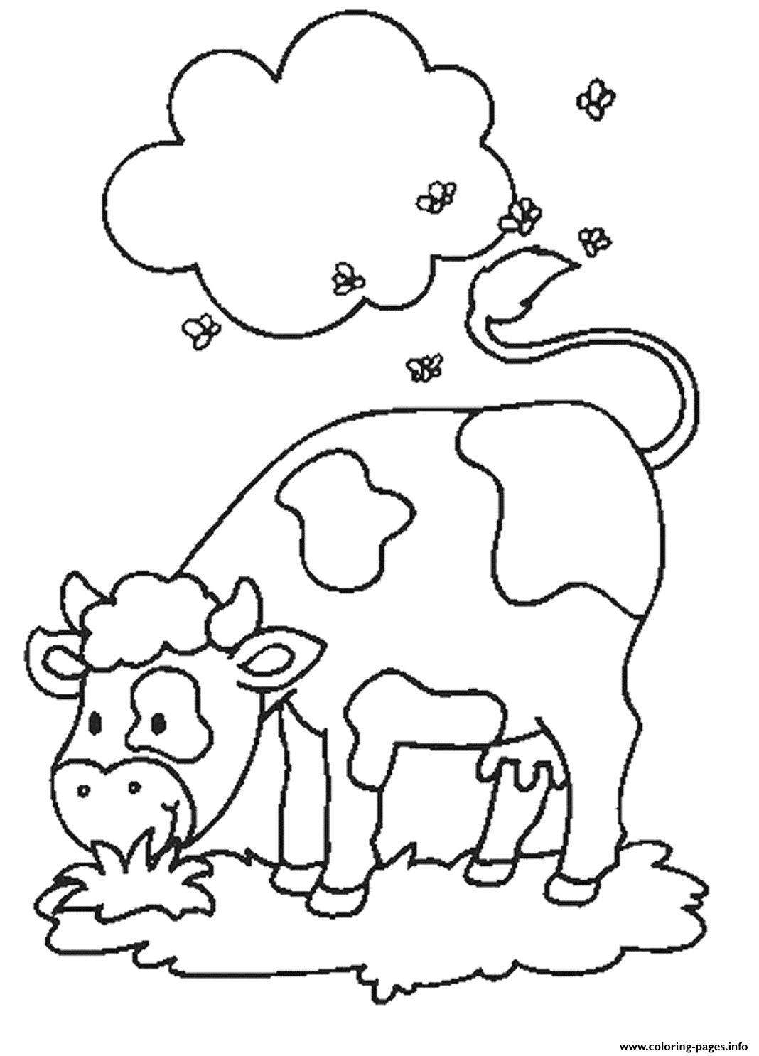 Cow S For Kids91b3 coloring