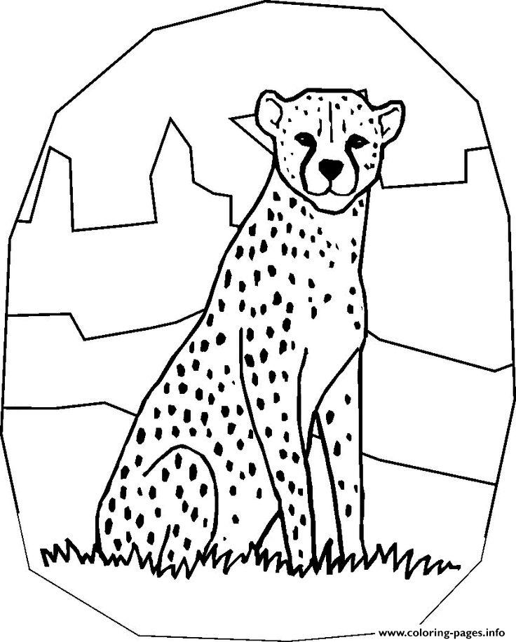 Free Cheetah S For Kids2b28 coloring