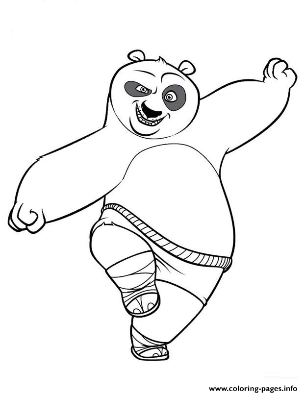Po S For Kids Kung Fu Panda1ef7 coloring