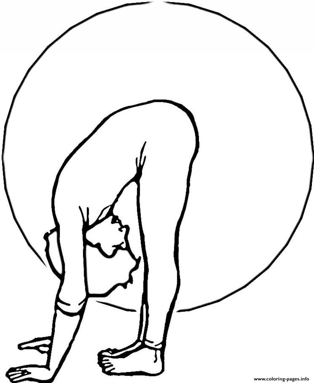 Coloring Pages For Kids Gymnastics Printable25cd coloring