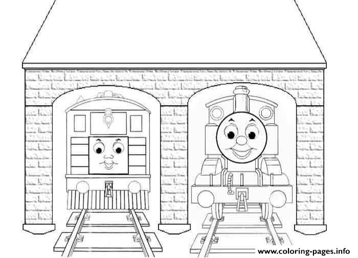 Kids Thomas The Train S Toby3e44 coloring