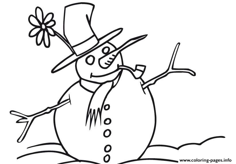 Snowman S For Kids1f49 coloring