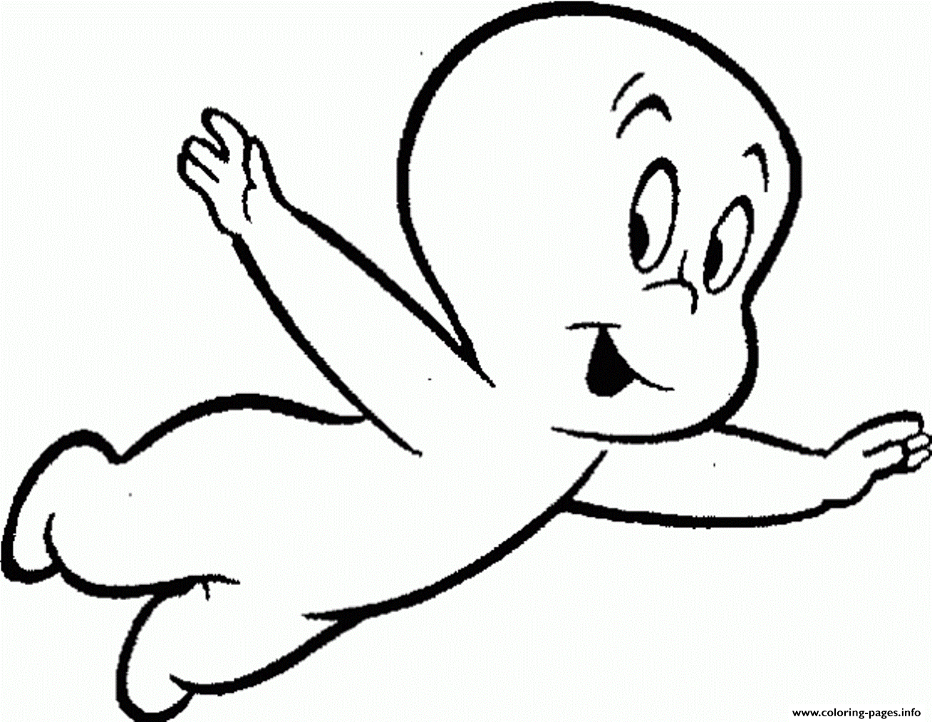 Free Casper Ghost S For Kids3fd5 coloring