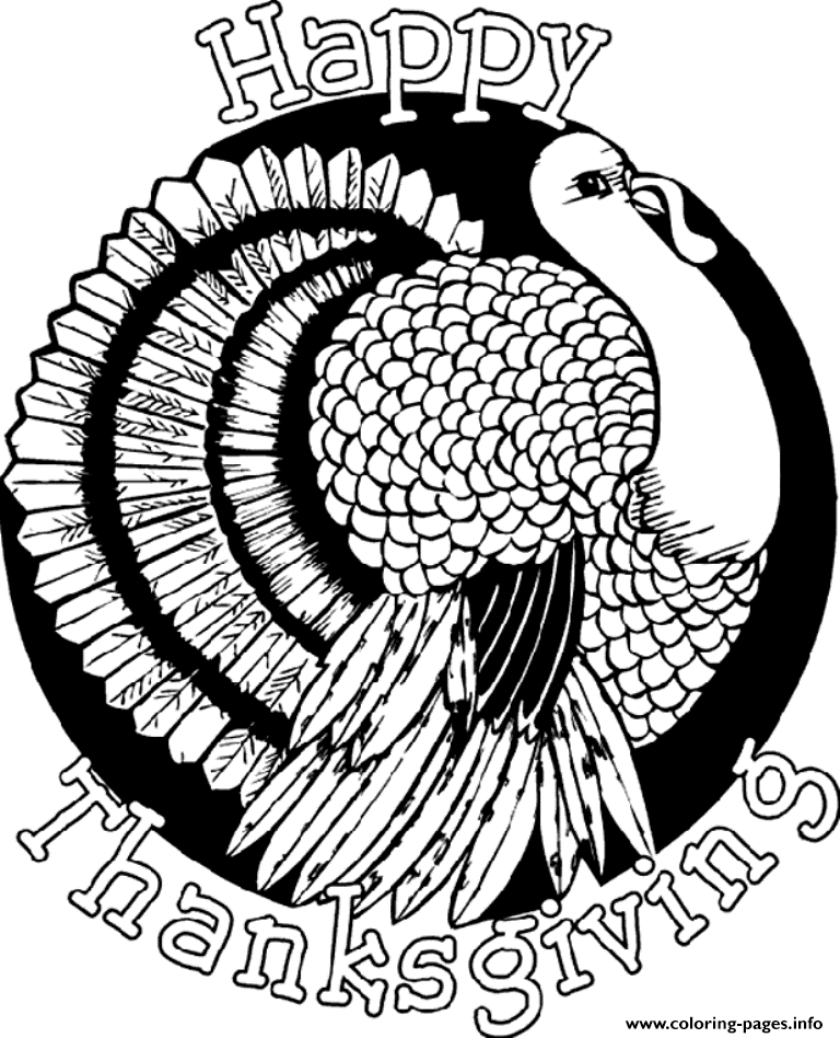 Coloring Pages For Kids Thanksgiving Turkeya9c4 coloring