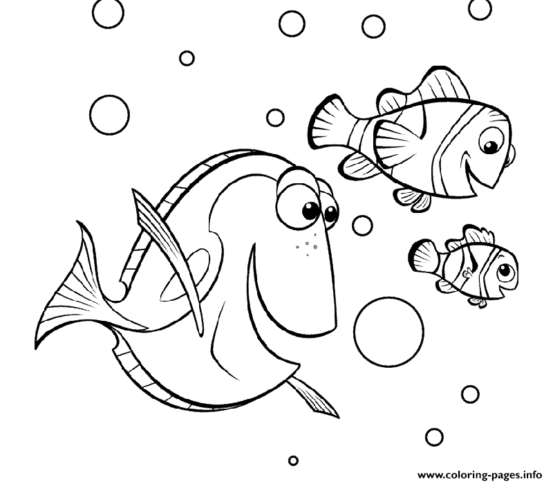 Finding Nemo S For Kids Nemocfb4 Coloring page Printable