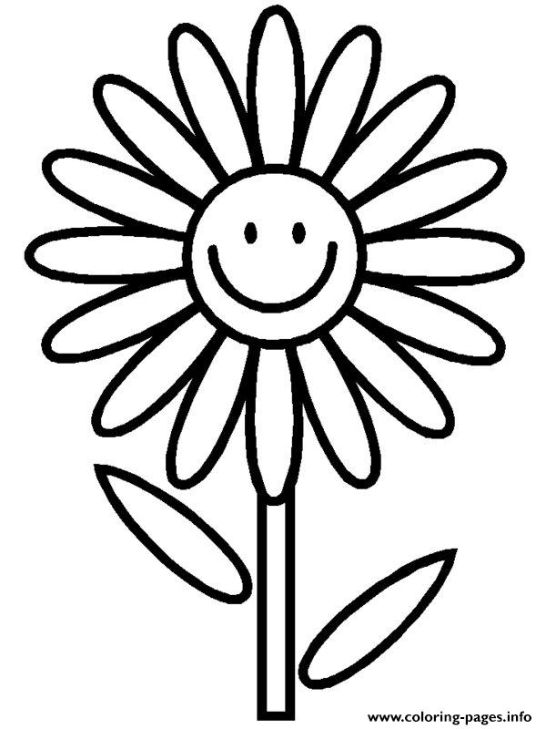 Daisy Flower S For Kids3d11 Coloring Pages Printable
